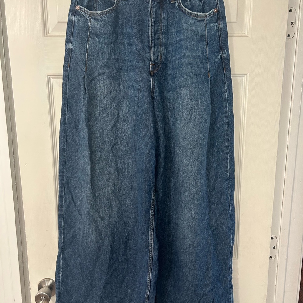 We The Free Light Blue Flare Jeans - Picture 2 of 6